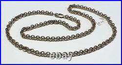 9ct yellow gold belcher chain 48.4g