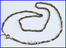 9ct yellow gold chain 4.8g