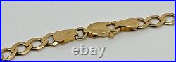 9ct yellow gold curb chain 10.3 grams 24 inches 2.9mm wide Hallmarked