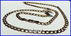 9ct yellow gold curb chain 17.3g