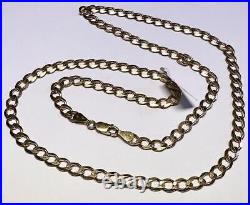 9ct yellow gold curb chain 17.3g