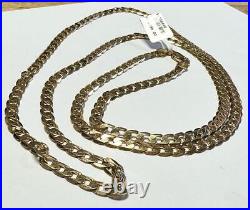 9ct yellow gold curb chain 19.4g