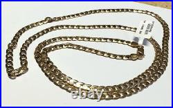 9ct yellow gold curb chain 19.4g