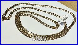 9ct yellow gold curb chain 19.4g