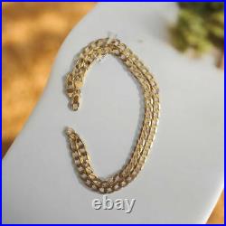 9ct yellow gold curb chain 20 inches 16.3g