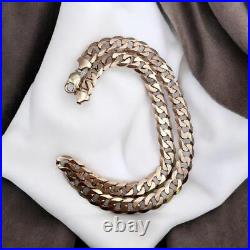 9ct yellow gold curb chain 22 inches approx 91.3g