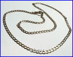 9ct yellow gold curb chain 5.6g