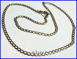 9ct yellow gold curb chain 5.6g