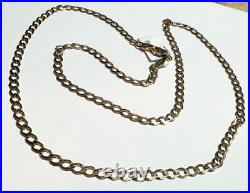 9ct yellow gold curb chain 5.6g