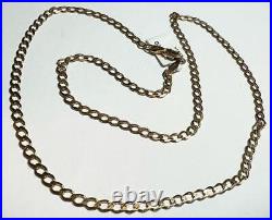 9ct yellow gold curb chain 5.6g