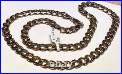 9ct yellow gold curb chain 60g