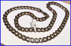 9ct yellow gold curb chain 60g