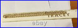 9ct yellow gold diamond cut belcher chain 28 inches long UK Hallmarked 15.2gr
