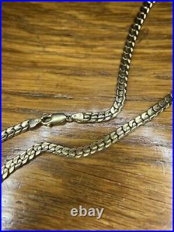 9k Gold 16inch Necklace 25g