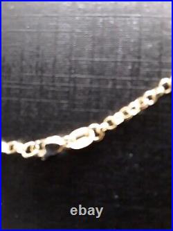 9kt Gold Belcher Chain 20 Inch