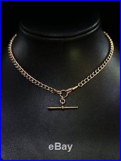 Antique 9ct Gold Albert Chain Necklace