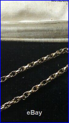 Antique 9ct Gold Belcher Chain 17 Chain 9 Carat 17 Inch Gold Chain Sale Price