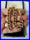 Antique-9ct-Gold-Mens-Chunky-Curb-Link-Watch-Chain-Bracelet-8-5-01-fjs