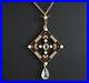 Antique-Edwardian-15Ct-Gold-Pendant-With-Aquamarine-Pearls-On-9Ct-Gold-Chain-01-rev