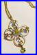 Antique-Edwardian-9ct-Gold-Peridot-Seed-Pearl-Necklace-Pendant-Chain-01-ai