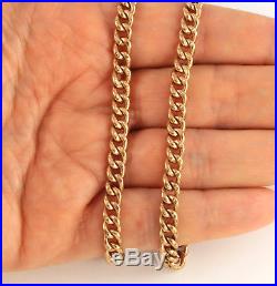 Antique Solid 9Ct Gold Double Albert Watch Chain c 1880s, 42.3g