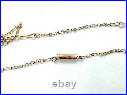 Antique Victorian 9CT Gold Fancy Link Chain Necklace 18