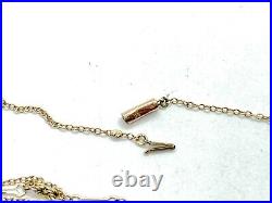 Antique Victorian 9CT Gold Fancy Link Chain Necklace 18