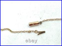 Antique Victorian 9CT Gold Fancy Link Chain Necklace 18