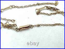 Antique Victorian 9CT Gold Fancy Link Chain Necklace 18