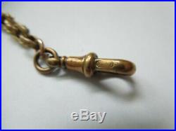 Antique Victorian 9ct Gold Albert Chain Fancy Link