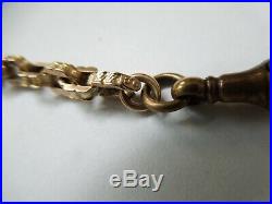 Antique Victorian 9ct Gold Albert Chain Fancy Link