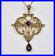 Antique-Victorian-9ct-Gold-Amethyst-Seed-Pearl-Lavaliere-Pendant-Chain-c1880-01-uypg