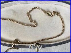 BEAUTIFUL SOLID 9ct 375 YELLOW GOLD NECKLACE CHAIN 4.5g 20 LONG