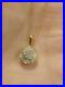 BNWT-Fully-Hallmarked-9ct-Gold-Diamond-Cluster-Round-Pendant-18-9ct-Chain-01-qycf