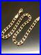Beautiful-9ct-Italy-gold-curb-chain-Bracelet-hallmarked-In-Excellence-Condition-01-ura