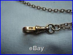 Beautiful Antique Vintage 9ct Gold Guard Chain/necklace/pendant 22 Inches Long