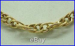 Beautiful Quality 9ct Gold Fancy Link Necklace