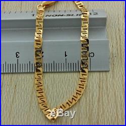 British Hallmarked 9ct Gold Solid Anchor Link Curb Chain 22 RRP £400 GW13