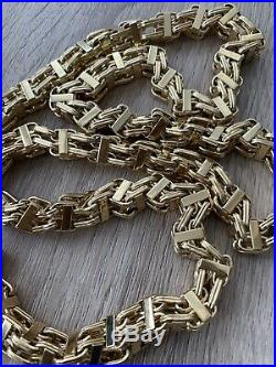 Cage Chain Chunky 9ct Brand New 32 Hallmarked 375