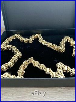 Cage Chain Chunky 9ct Brand New 32 Hallmarked 375