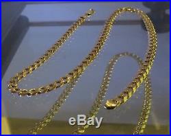 Chain HEAVY around 37 grams HEAVY FULLY HALLMARKED 9CT GOLD CURB S TYLE CHAIN /