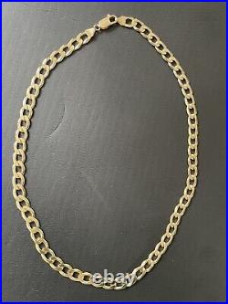 Chunky 9ct gold curb Chain Italy 33.4 Gr Super Heavy Approximate Measurement 20