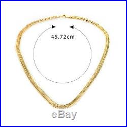 Clearance 9ct Gold Figure 8 Chain Necklace made in italy UK Hallmark RRP £650