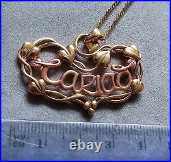 Clogau 9ct Rose and Yellow Gold Cariad Tree of Life Pendant And Chain