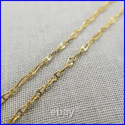 Dainty & Fine 9ct Yellow Gold Anchor Mariner Chain Necklace 16 18 20 22 24