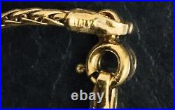 Designer Graduated Spiga Necklace Genuine 9ct Yellow Gold 18 Inch Hallmarked 375