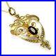 Edwardian-Rhodolite-Garnet-Pearl-9ct-Rose-Gold-Necklace-Pendant-16-Chain-01-ggs