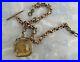 Estate-Victorian-9ct-Gold-Citrine-gold-thistle-watch-fob-chain-necklace-locket-01-pkn