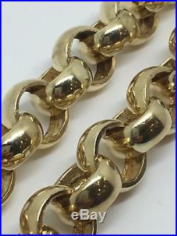 Extra HEAVY Solid 9ct Gold Belcher Chain- 27inch 228.1g Uk Hallmark RRP £9995