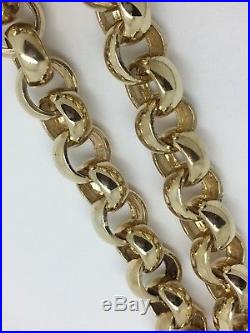 Extra HEAVY Solid 9ct Gold Belcher Chain- 27inch 228.1g Uk Hallmark RRP £9995